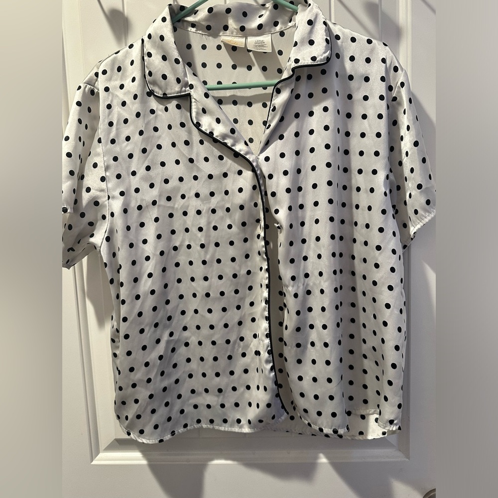 Silk Pajama Top